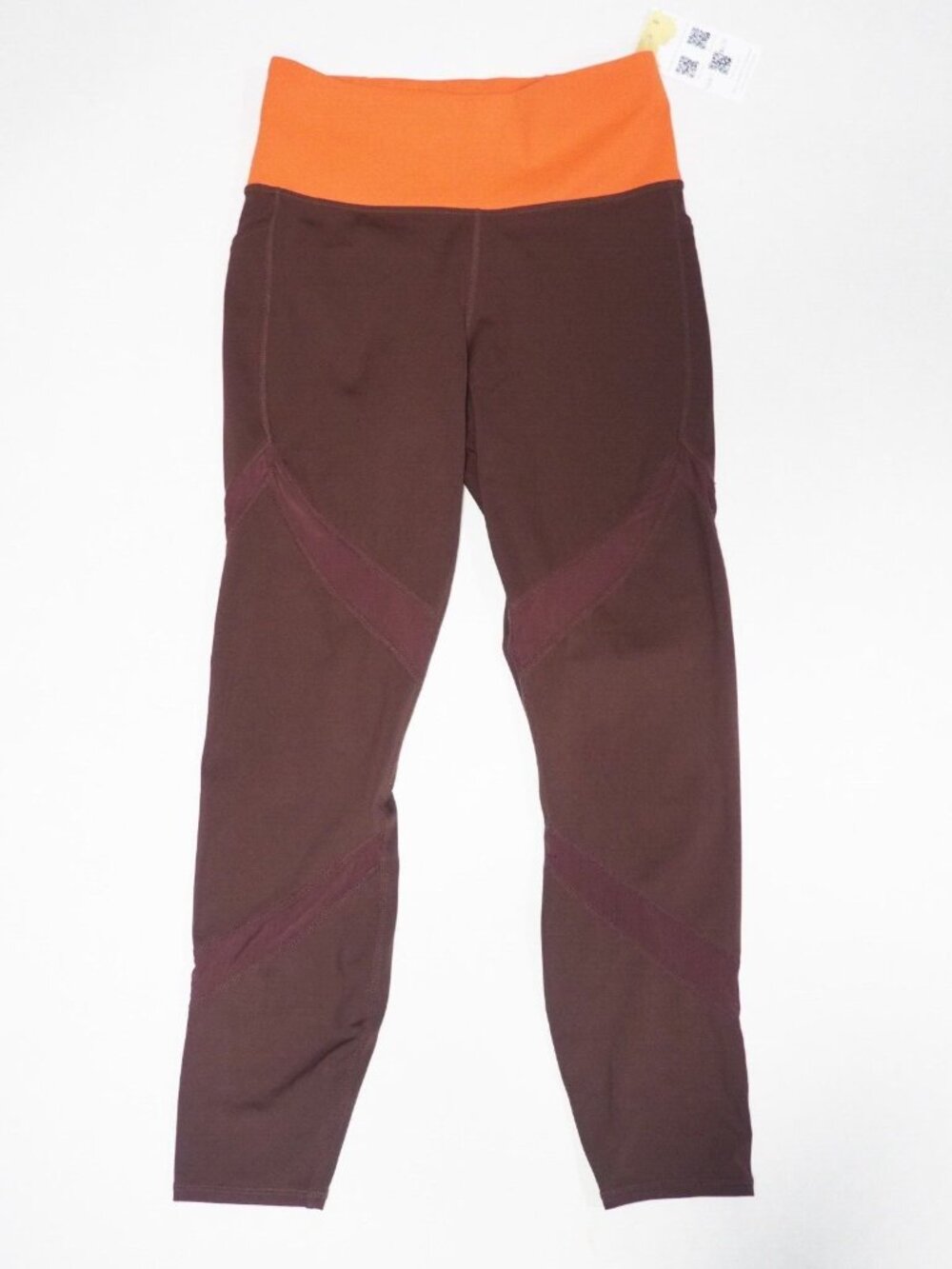 Athleta Maroon Cropped Leggings, Size S